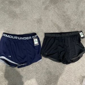 2 New With Tags! Woman’s Under Armour Shorts!